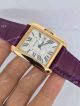 Replica Swiss Cartier Tank Watch Gold Case   (8)_th.jpg